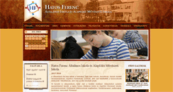 Desktop Screenshot of hatosiskola.hu